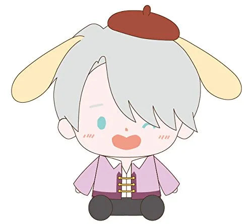 Hello Kitty - Yuri!!! on Ice - Pom Pom Purin - Victor Nikiforov - Nuigurumi S - Yuri!!! on Ice × Sanrio Charactersㅤ – Sanrio – ActionFigureBrasil