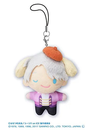 Hello Kitty - Yuri!!! on Ice - Putinui Mascot - Nikiforov Victor - Plisetsky Yuri - Katsuki Yuri - Plush Strap - Boxㅤ – Sega – ActionFigureBrasil — close