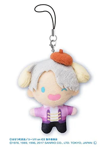 Hello Kitty - Yuri!!! on Ice - Putinui Mascot - Nikiforov Victor - Plisetsky Yuri - Katsuki Yuri - Plush Strap - Boxㅤ – Sega – ActionFigure Brasil