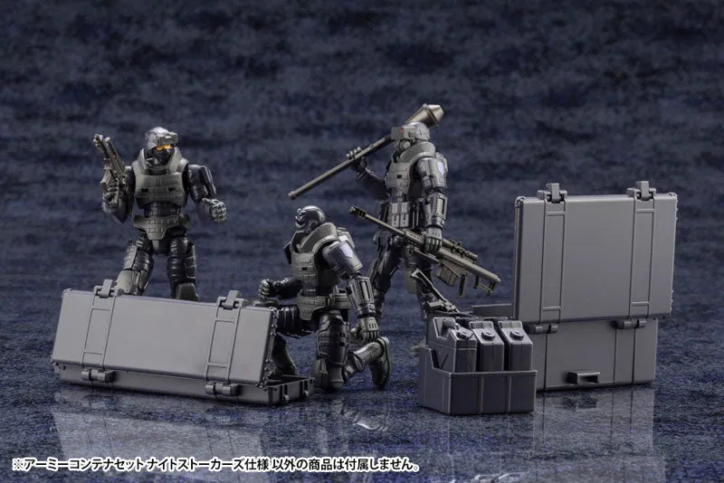 Hexa Gear - Army Container Set - 1/24 - Night Stalkers Ver. (Kotobukiya)ㅤ – Kotobukiya – ActionFigure Brasil