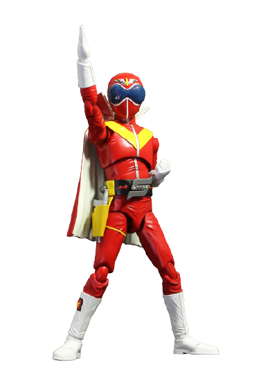 Himitsu Sentai Goranger - Aka Ranger (Evolution Toy)ㅤ – Evolution Toy – ActionFigure Brasil