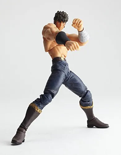 Hokuto no Ken - Kenshirou - Hokuto no Ken Revolution - Revoltech No.011 - Legacy of Revoltech LR-039 - Final Battle Ver. (Kaiyodo)ㅤ – Kaiyodo – ActionFigure Brasil — com base expositora