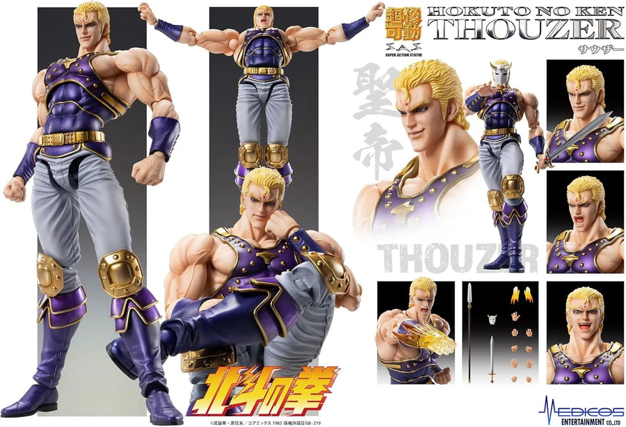 Hokuto no Ken - Thouzer - Super Action Statue - 2025 Re-release (Medicos Entertainment)ㅤ – Medicos Entertainment – ActionFigure Brasil