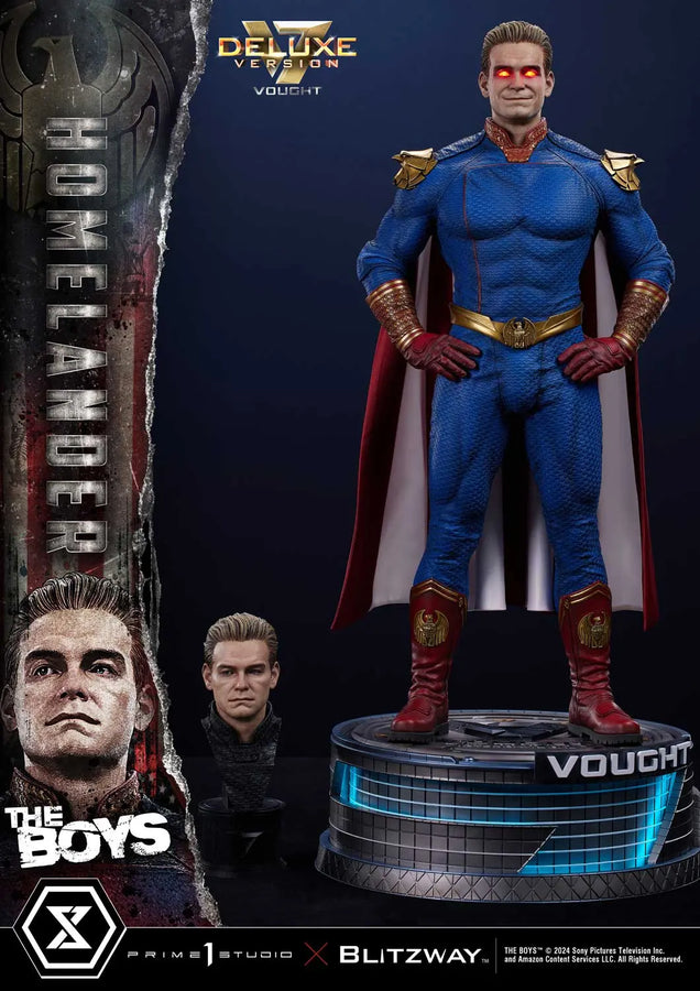 Homelander (Deluxe Version) The Boys – Prime1Studio – ActionFigure Brasil