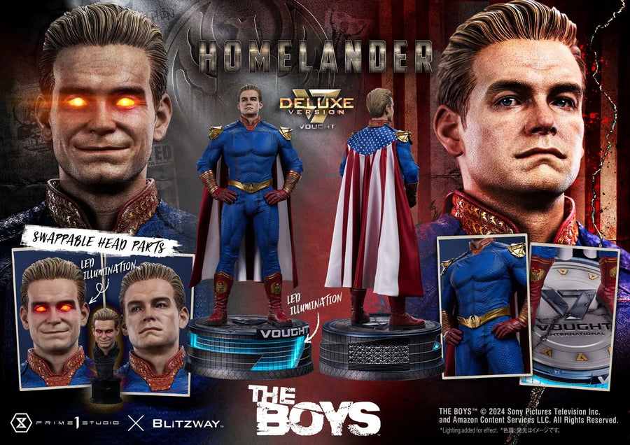 Homelander (Deluxe Version) The Boys – Prime1Studio – ActionFigure Brasil