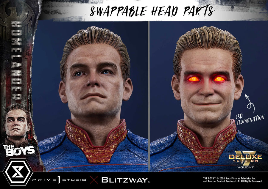 Homelander (Deluxe Version) The Boys – Prime1Studio – ActionFigure Brasil