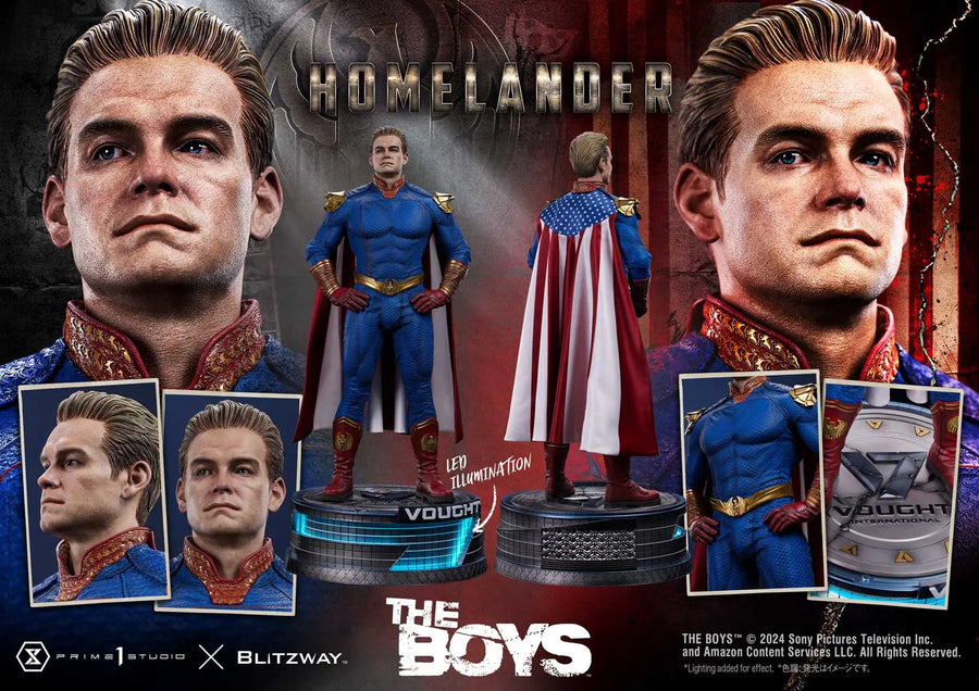 Homelander (Regular Version) The Boys – Prime1Studio – ActionFigure Brasil