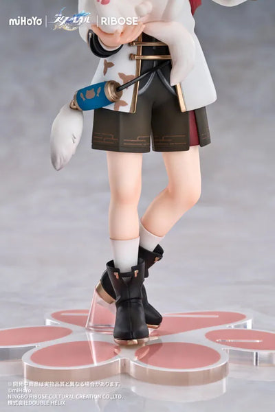 Honkai: Star Rail - Jing Yuan - Honkai: Star Rail Little Cat Series - Little Series - 1/8 (Ribose)ㅤ – Ribose – ActionFigureBrasil — com base expositora