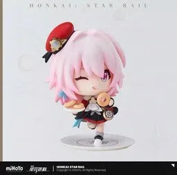 Honkai: Star Rail - March 7th - Honkai: Star Rail Welcome to Train Tea Party Q Version Figure (Ribose)ㅤ – Ribose – ActionFigure Brasil — ângulo diferente