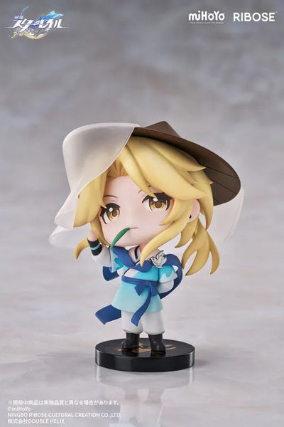 Honkai: Star Rail - Yanqing - Honkai: Star Rail Nameless' Guest Medal Q Version Figure (Vol.1) - Honkai: Star Rail Nameless' Guest Medal Series (Ribose)ㅤ – Ribose – ActionFigure Brasil — ângulo diferente