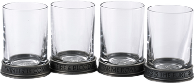 House Sigils Shot Glass Quartet – Royal Selangor – ActionFigure Brasil