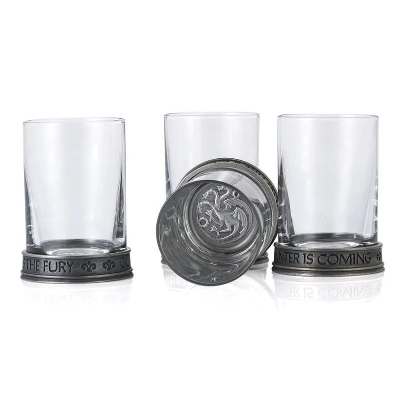 House Sigils Shot Glass Quartet – Royal Selangor – ActionFigure Brasil