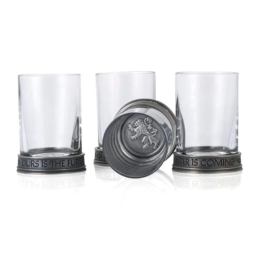 House Sigils Shot Glass Quartet – Royal Selangor – ActionFigure Brasil