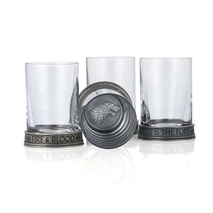 House Sigils Shot Glass Quartet – Royal Selangor – ActionFigure Brasil