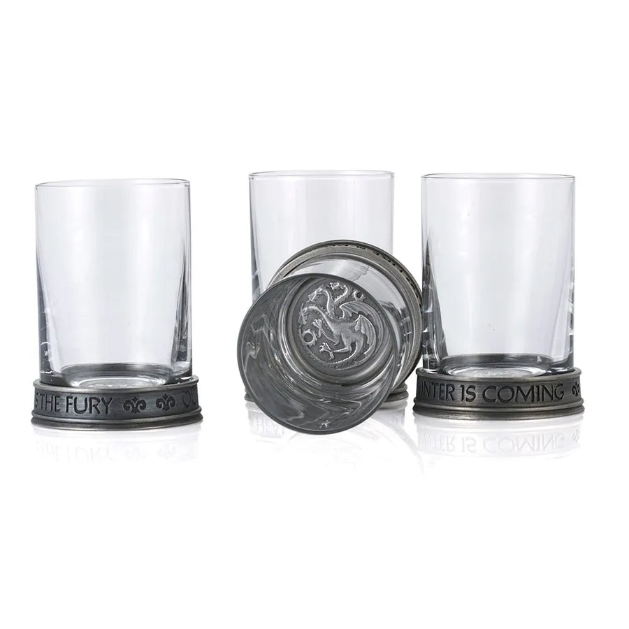 House Sigils Shot Glass Quartet – Royal Selangor – ActionFigure Brasil