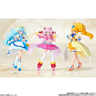 HUGtto! Precure - Cure Yell - Bandai Shokugan - Candy Toy - Cutie Figure (Bandai)ㅤ – Bandai As Manufacturer – ActionFigure Brasil — com base expositora