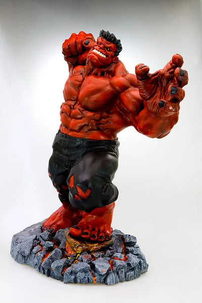 Hulk "FALL OF THE HULK" Fine Art Statue Red Hulkㅤ – Gantaku – ActionFigure Brasil