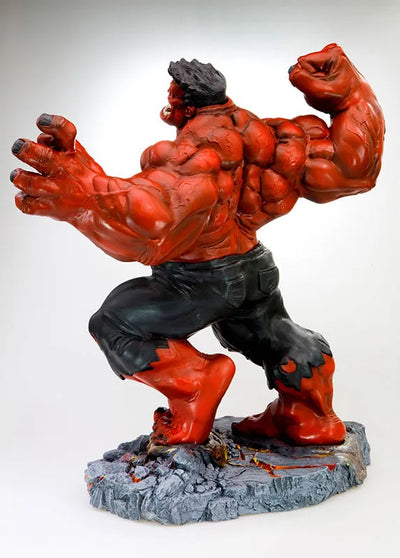 Hulk "FALL OF THE HULK" Fine Art Statue Red Hulkㅤ – Puella Magi Madoka Magica – ActionFigureBrasil — close
