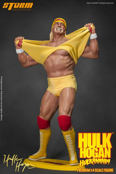 Hulk Hogan 1/4 premium Figure Hulkamaniaㅤ – Storm Collectibles – ActionFigureBrasil