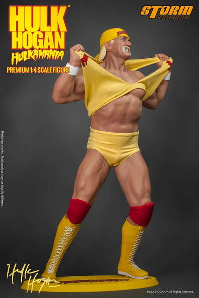Hulk Hogan 1/4 premium Figure Hulkamaniaㅤ – Storm Collectibles – ActionFigureBrasil — detalhe do produto