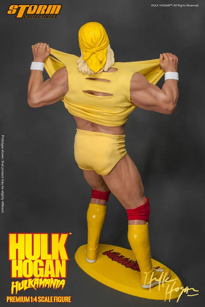 Hulk Hogan 1/4 premium Figure Hulkamaniaㅤ – Storm Collectibles – ActionFigureBrasil — embalagem