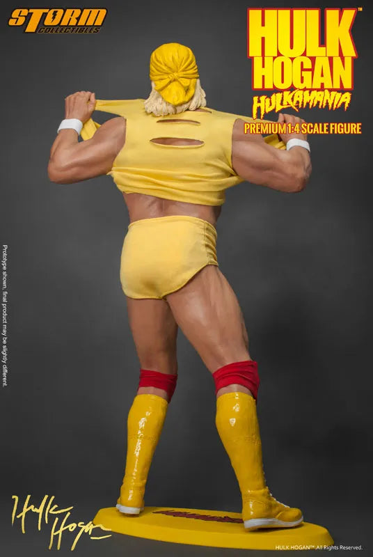 Hulk Hogan 1/4 premium Figure Hulkamaniaㅤ – Storm Collectibles – ActionFigureBrasil