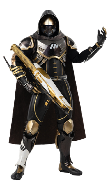 Hunter Sovereign (Golden Trace Shader) – Threezero – ActionFigure Brasil