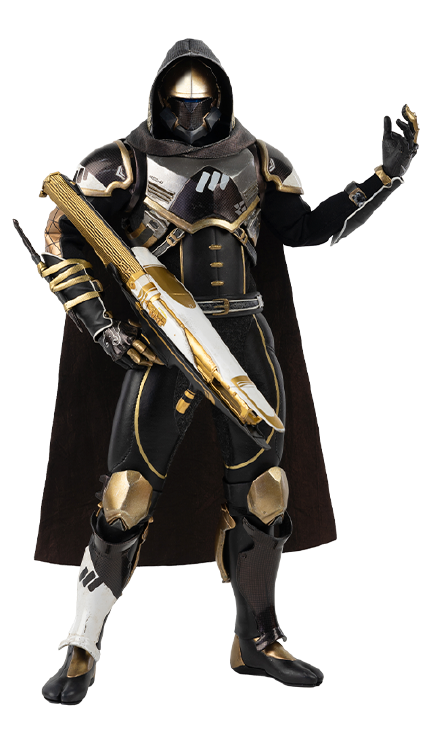 Hunter Sovereign (Golden Trace Shader) – Threezero – ActionFigure Brasil