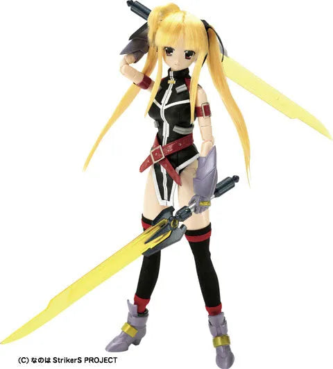 Hybrid Active Figure No.37 - Magical Girl Lyrical Nanoha StrikerS: Fate T. Harlaown / Shin Sonic Formㅤ – Azone International – ActionFigure Brasil