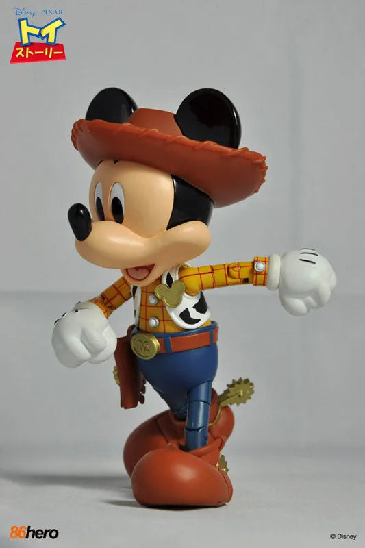 Hybrid Metal Figuration #003 Toy Story Mickey Mouse As Woodyㅤ – 86ヒーロー – ActionFigure Brasil