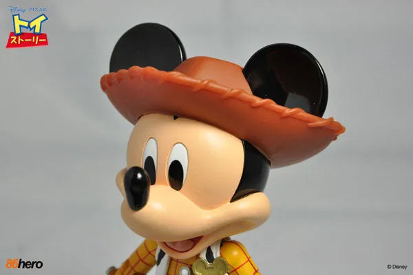 Hybrid Metal Figuration #003 Toy Story Mickey Mouse As Woodyㅤ – 86ヒーロー – ActionFigure Brasil