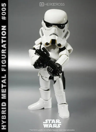 Hybrid Metal Figuration 005 "Star Wars" Stormtrooperㅤ – HERO CROSS – ActionFigure Brasil