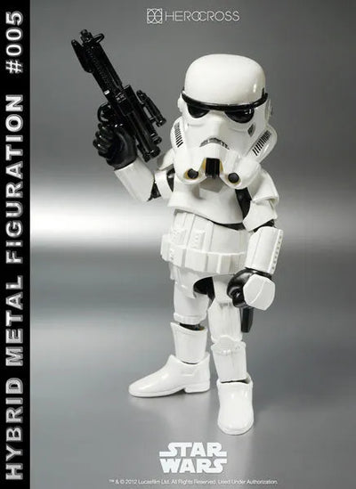 Hybrid Metal Figuration 005 "Star Wars" Stormtrooperㅤ – HERO CROSS – ActionFigureBrasil — ângulo diferente