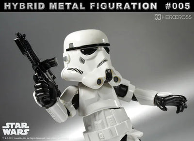 Hybrid Metal Figuration 005 "Star Wars" Stormtrooperㅤ – HERO CROSS – ActionFigureBrasil — embalagem