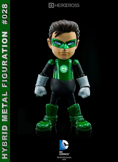 Hybrid Metal Figuration #028 "DC Comics" Green Lanternㅤ – Gantaku – ActionFigureBrasil — ângulo diferente
