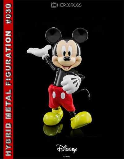 Hybrid Metal Figuration #030 "Disney" Mickey Mouseㅤ – Gantaku – ActionFigureBrasil — close
