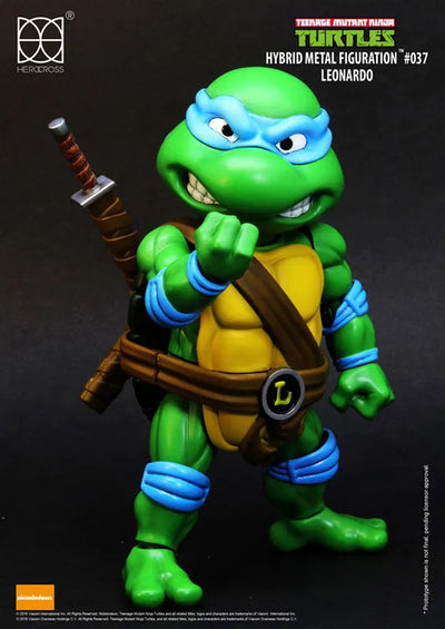 Hybrid Metal Figuration #037 "Ninja Turtles" Leonardoㅤ – Gantaku – ActionFigureBrasil — close