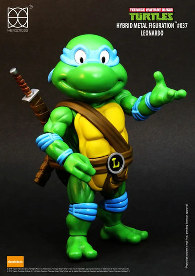Hybrid Metal Figuration #037 "Ninja Turtles" Leonardoㅤ – Gantaku – ActionFigureBrasil — ambientada
