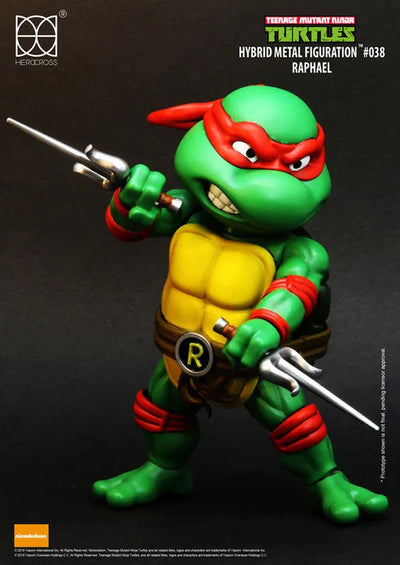 Hybrid Metal Figuration #038 "Ninja Turtles" Raffaelloㅤ – Gantaku – ActionFigureBrasil — ângulo diferente