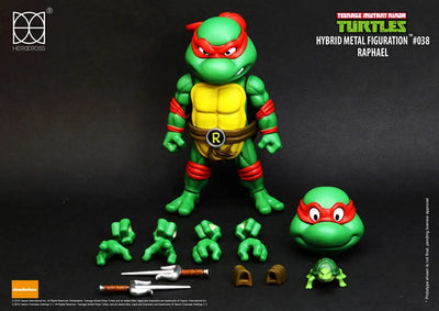 Hybrid Metal Figuration #038 "Ninja Turtles" Raffaelloㅤ – Gantaku – ActionFigureBrasil — embalagem