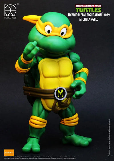 Hybrid Metal Figuration #039 "Ninja Turtles" Michelangeloㅤ – Gantaku – ActionFigureBrasil — embalagem