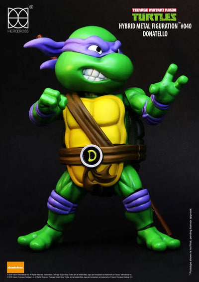Hybrid Metal Figuration #040 "Ninja Turtles" Donatelloㅤ – Gantaku – ActionFigureBrasil — ângulo diferente