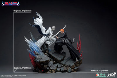 Ichigo Kurosaki vs Hollow Ichigo - LIMITED EDITION: 500 – HEX Collectibles – ActionFigure Brasil — ângulo diferente