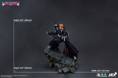 Ichigo Kurosaki vs Hollow Ichigo - LIMITED EDITION: 500 – HEX Collectibles – ActionFigure Brasil — close