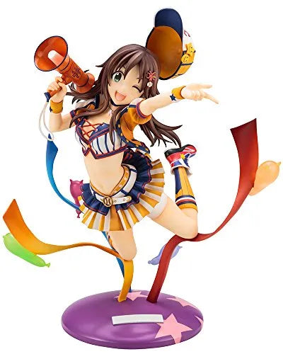 iDOLM@STER Cinderella Girls - Himekawa Yuki - 1/8 - Fullswing☆Yellㅤ – Kotobukiya – ActionFigureBrasil — com base expositora