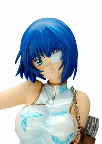 Ikki Tousen - Ryomou Shimei - R-Line - 1/7 - DVD box China Dress Ver.ㅤ – Griffon Enterprises – ActionFigure Brasil — ângulo diferente