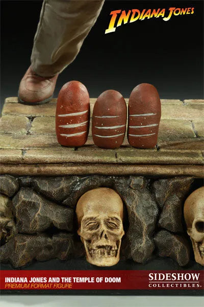 Indiana Jones - 1/4 Scale Premium Figure: Indiana Jones (The Temple Of Doom)ㅤ – Sideshow Collectibles – ActionFigure Brasil