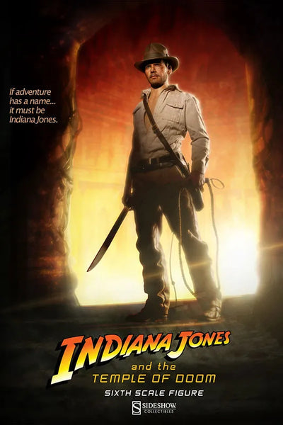 Indiana Jones and the Temple of Doom 1/6 Scale Figure - SideShow Sixth Scale: Indiana Jonesㅤ – Sideshow Collectibles – ActionFigure Brasil