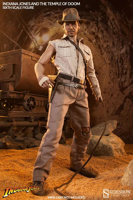Indiana Jones and the Temple of Doom 1/6 Scale Figure - SideShow Sixth Scale: Indiana Jonesㅤ – Sideshow Collectibles – ActionFigure Brasil