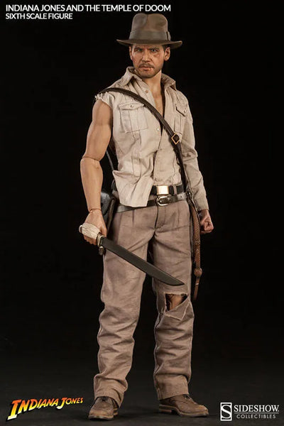Indiana Jones and the Temple of Doom 1/6 Scale Figure - SideShow Sixth Scale: Indiana Jonesㅤ – Sideshow Collectibles – ActionFigure Brasil — ambientada